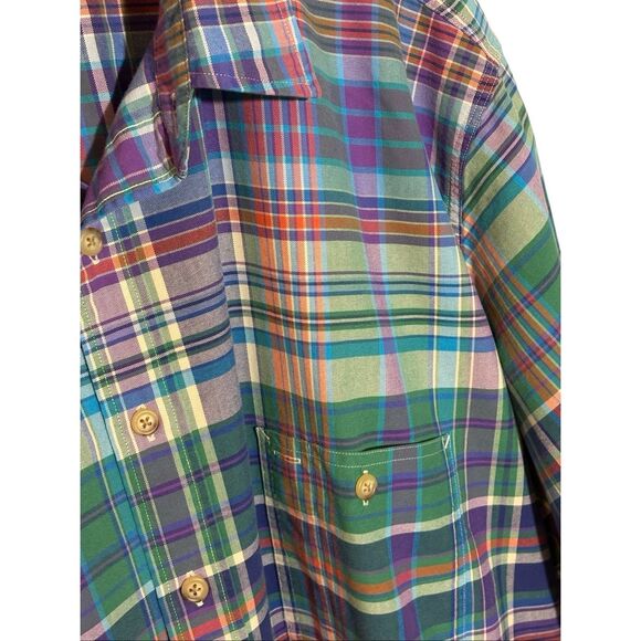 Polo Ralph Lauren colorful plaid cotton button down shirt - 3XB - Picture 2 of 6